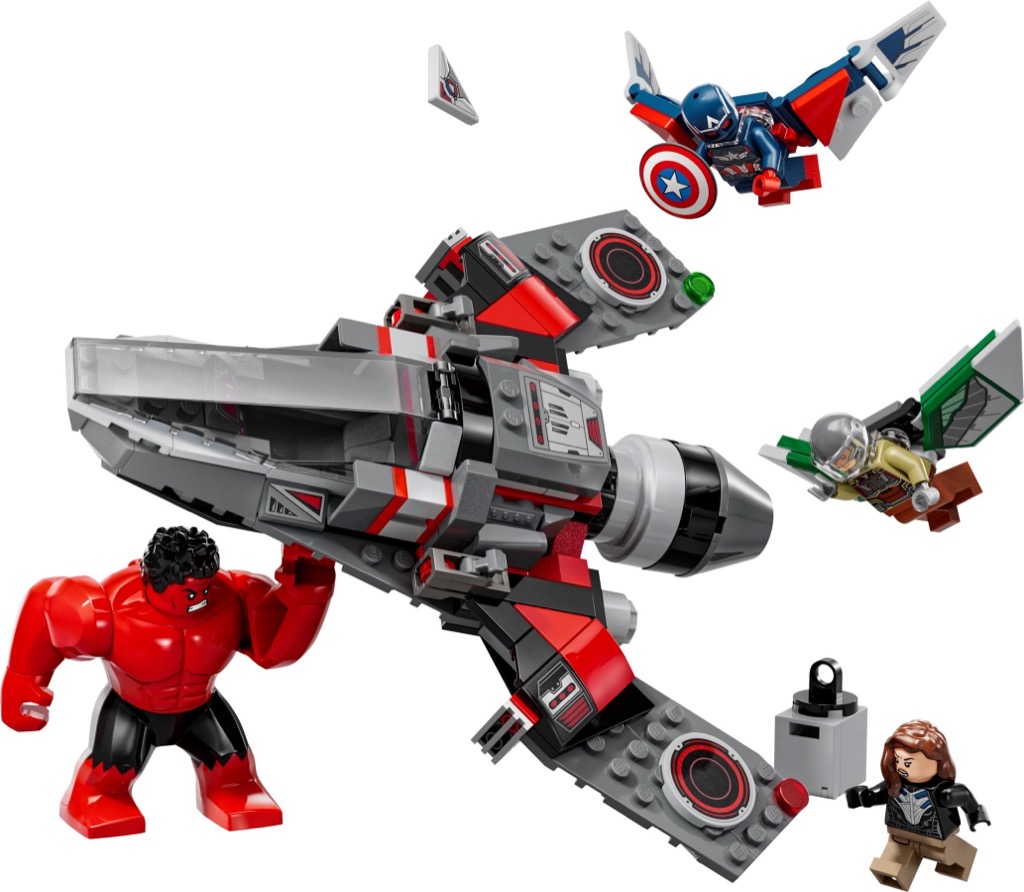 เลโก้ LEGO Super Heroes 76292 Captain America vs. Red Hulk Battle