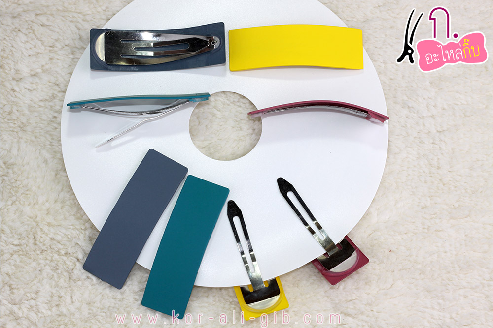 โครงกิ๊บพลาสติก 4 สี แพค 4 ตัว#GG28