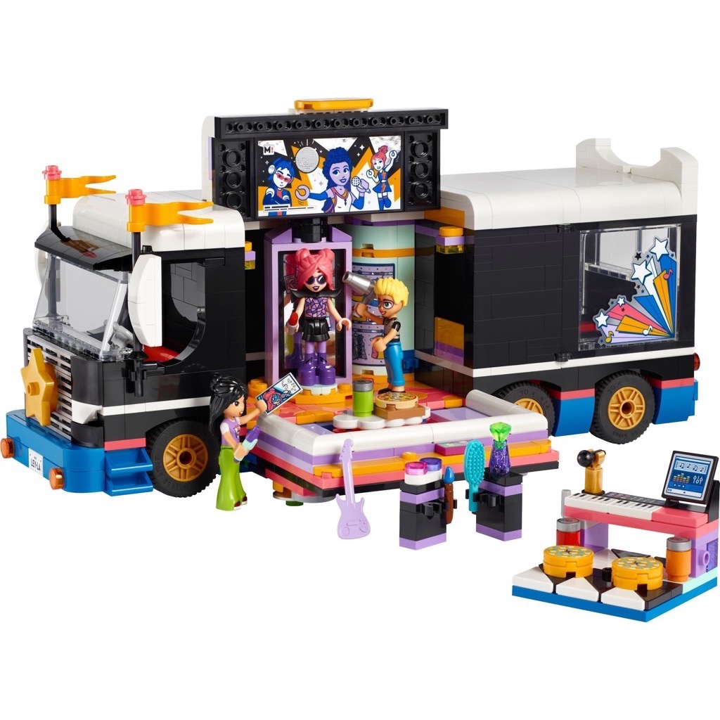 เลโก้ LEGO Friends 42619 Pop Star Music Tour Bus
