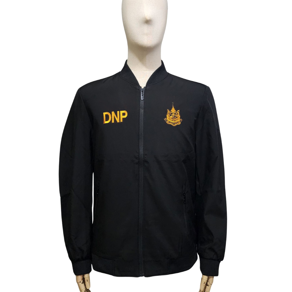 แจ๊คเก็ต-สีดำ /ปักตรากระทรวงฯ +DNP