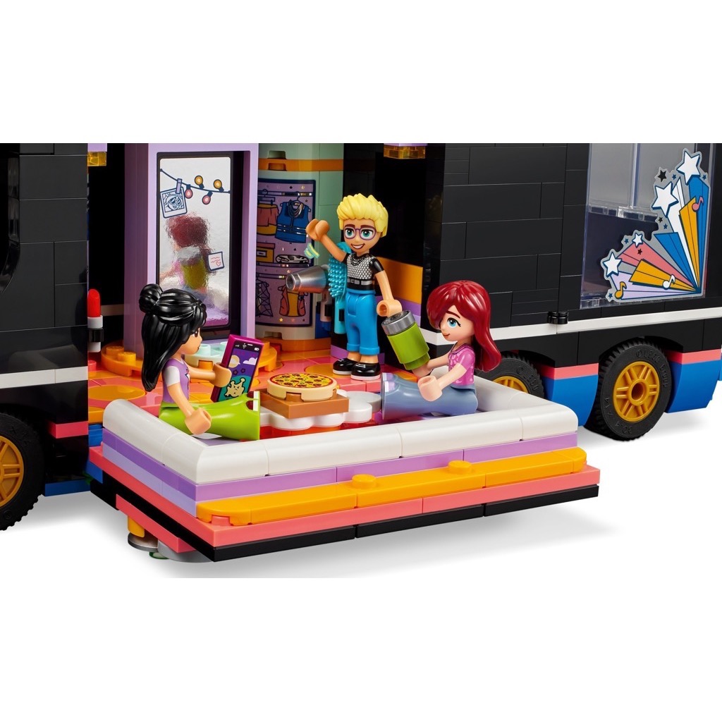เลโก้ LEGO Friends 42619 Pop Star Music Tour Bus