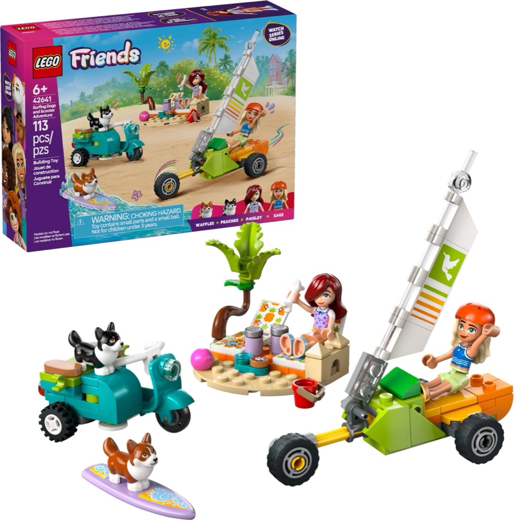 เลโก้ LEGO Friends 42641 Surfing Dogs and Scooter Adventure