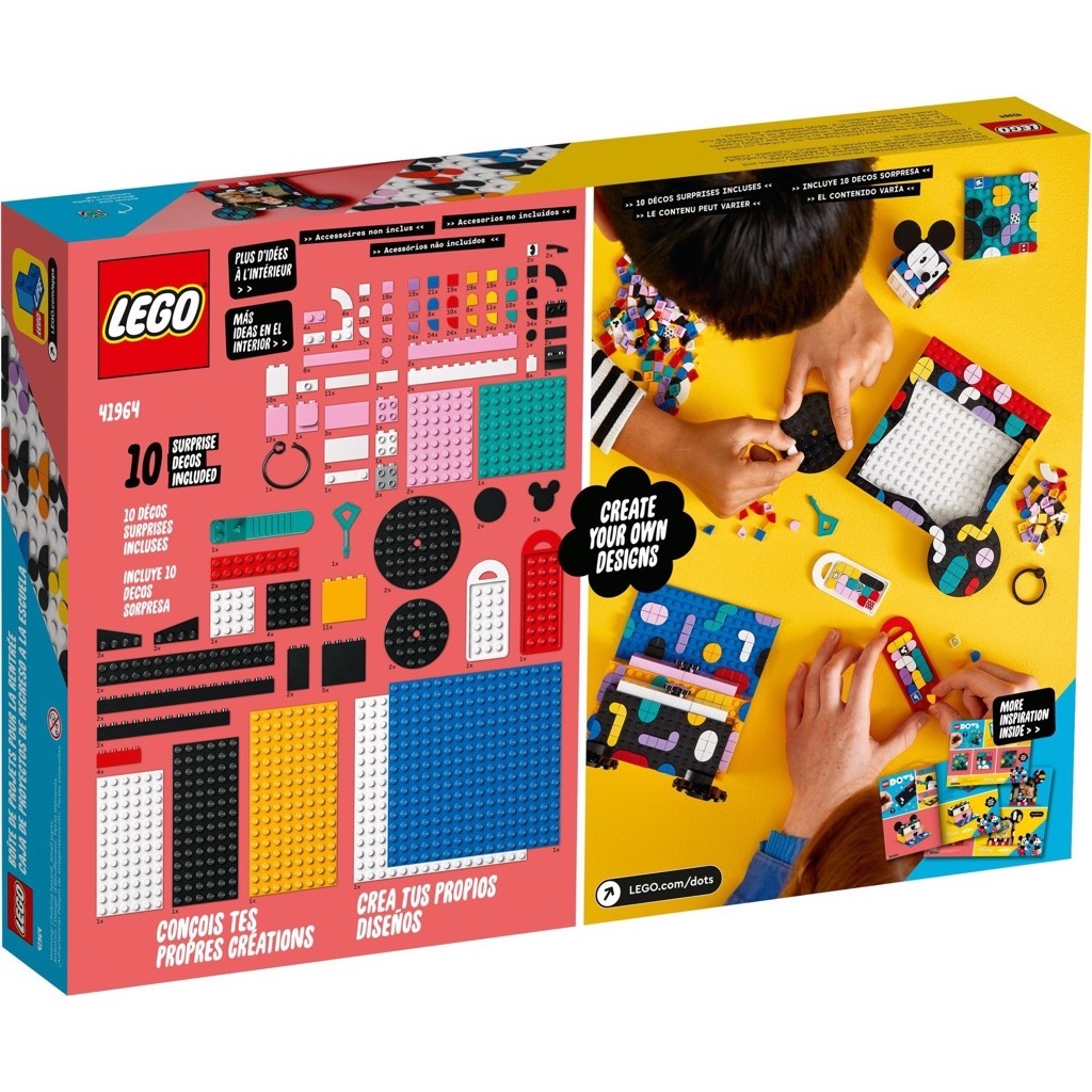 เลโก้ LEGO DOTs 41964 Mickey Mouse & Minnie Mouse Back-to-School Project Box