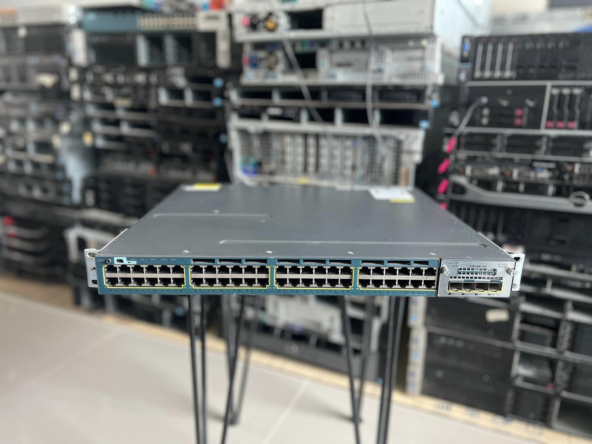 Cisco 3560X 48T L Gigabit SFP module 10g สวิทมือสองพร้อมใช้งาน