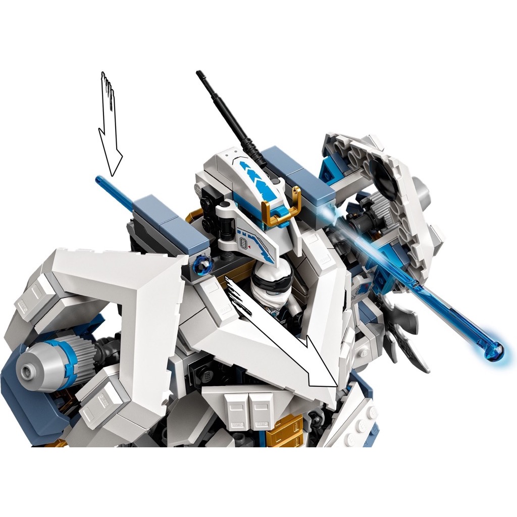 เลโก้ LEGO Ninjago 71738 Zane's Titan Mech Battle