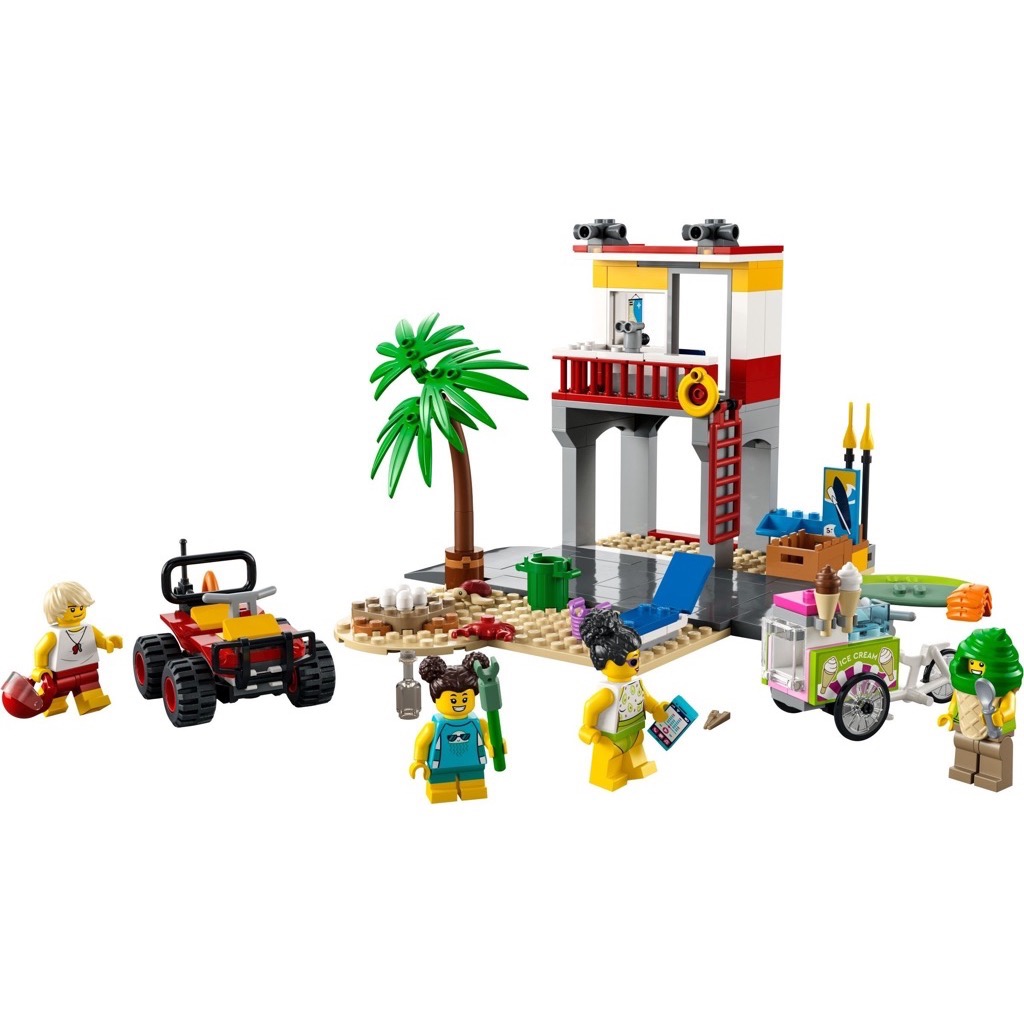 เลโก้ LEGO City 60328 Beach Lifeguard Station