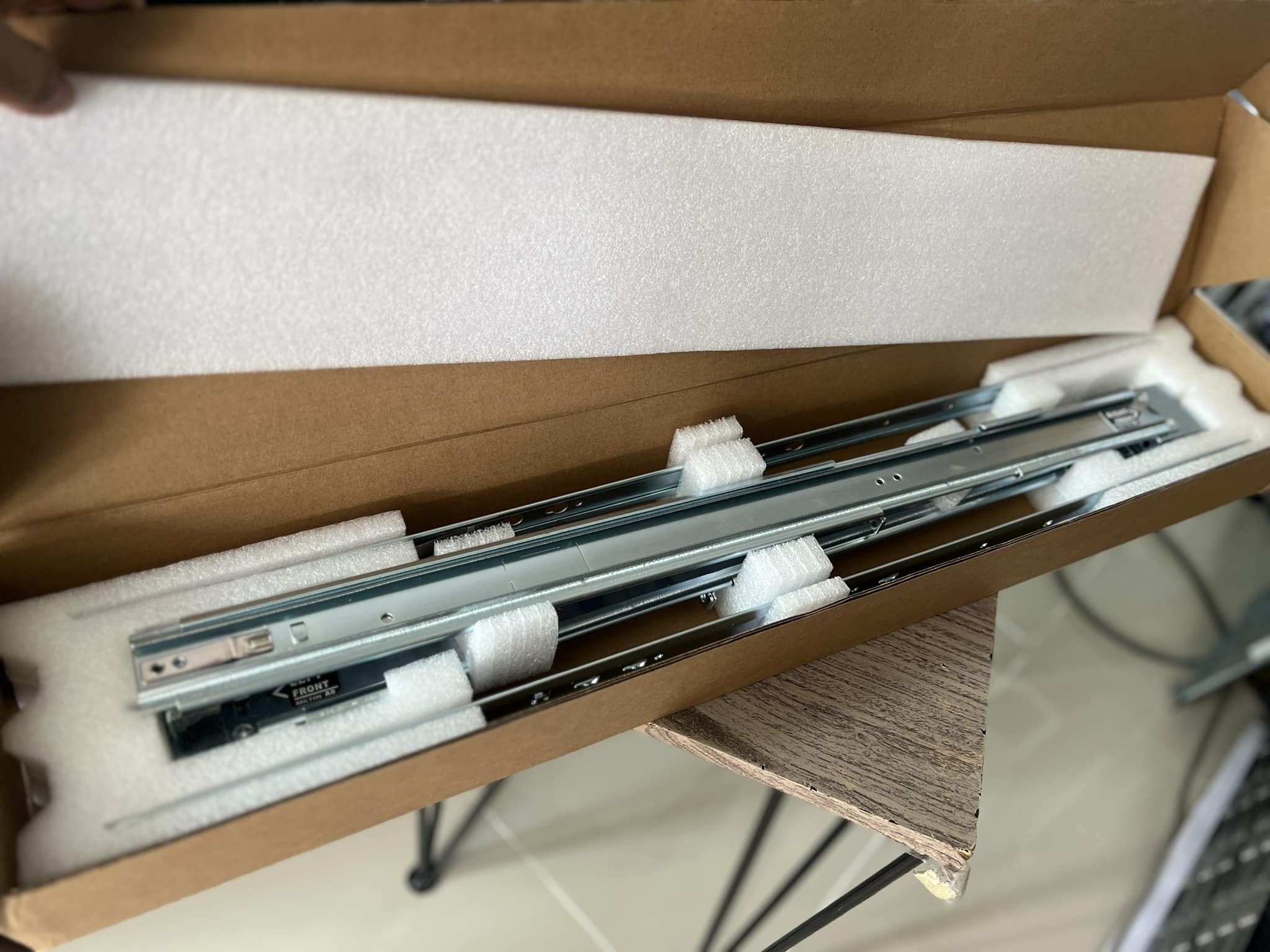 ราง rack A8 dell 1U for R640 R630 R620 R440 R430 R420 R360 R350 R340 R330 R320 รางแร็คเซิฟเวอร์เดลมือสองพร้อมใช้งาน