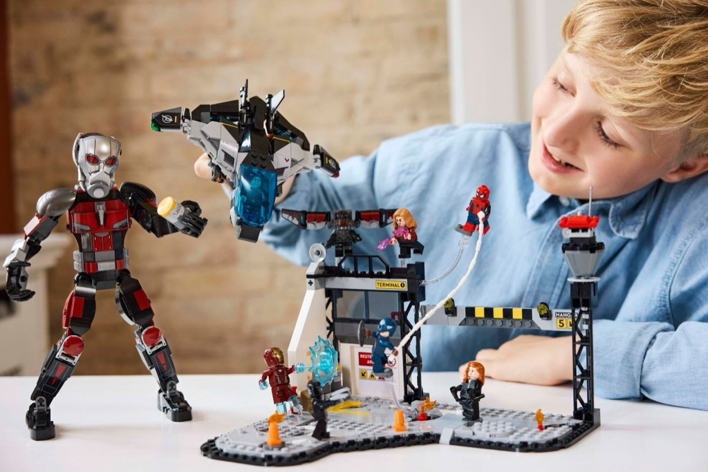 เลโก้ LEGO Super Heroes 76314 Captain America: Civil War Action Battle