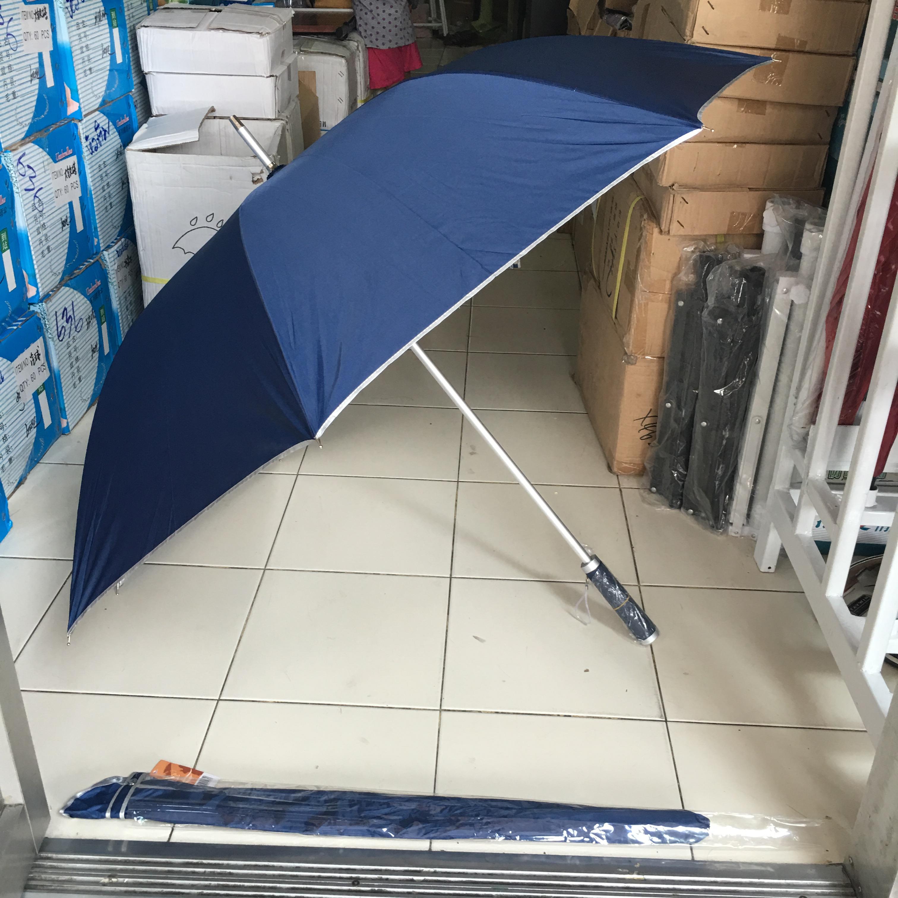 ร่มตอนเดียว27นิ้วมียูวีโครงอลูมิเนียมด้ามจับตรง