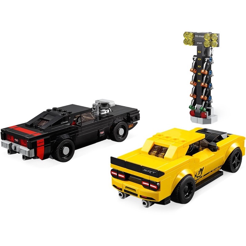LEGO Speed Champions 75893 2018 Dodge Challenger SRT Demon and 1970 Dodge Charger R/T