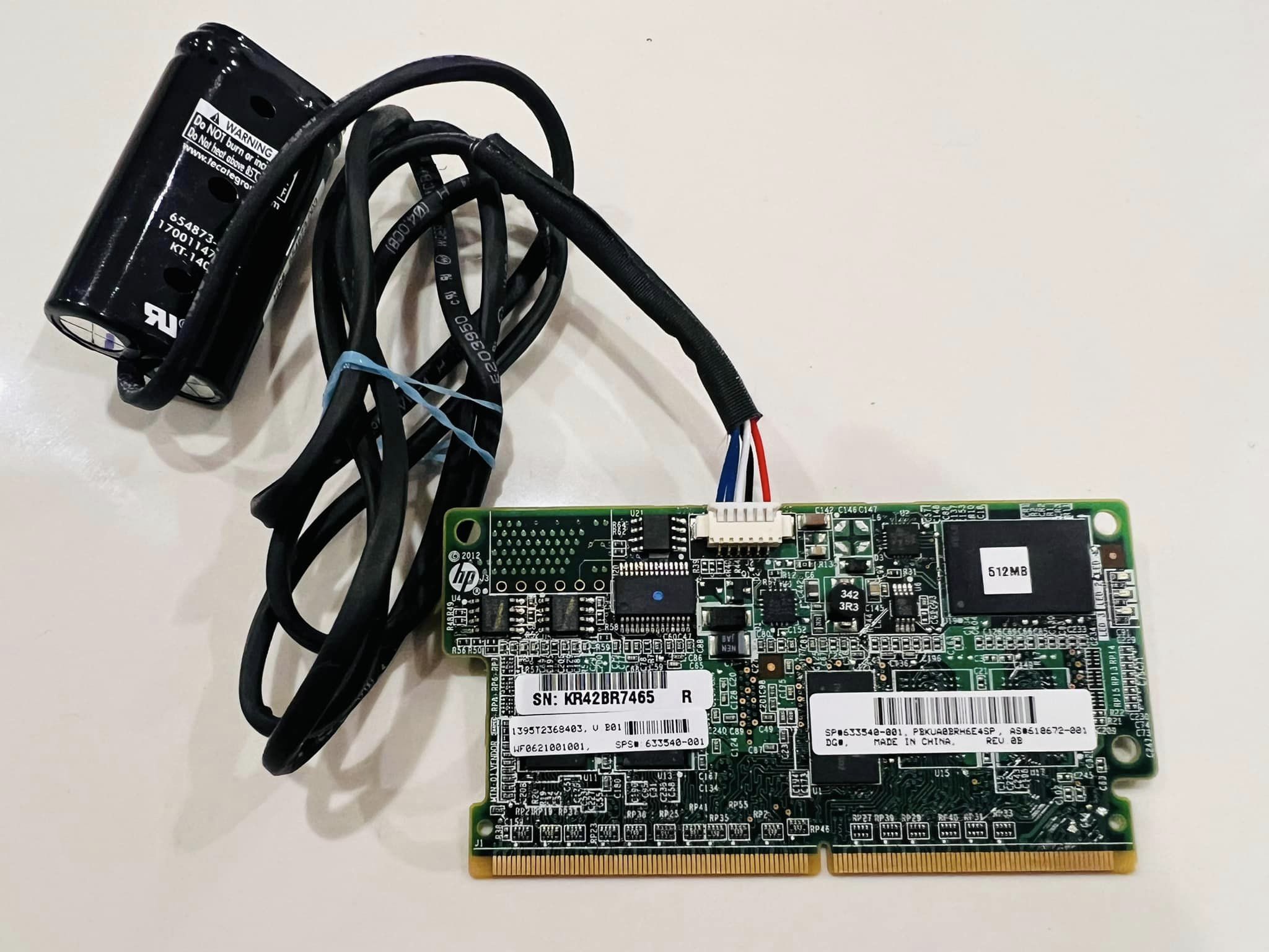 การ์ด raid hp 420i 512M for hp g8 พร้อมแบตเตอรี่เรท มือสองพร้อมใช้งาน
