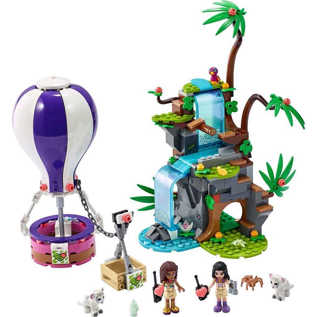 เลโก้ LEGO Friends 41423 Tiger Hot Air Balloon Jungle Rescue