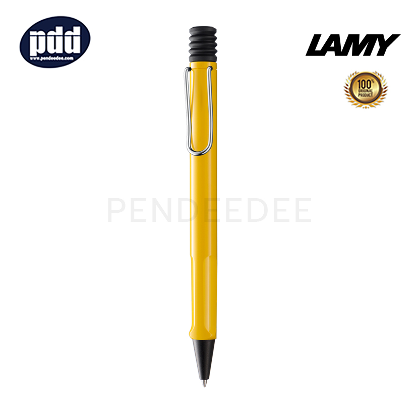 ปากกาสลักชื่อ LAMY ปากกาลูกลื่น ลามี่ ซาฟารี สีเหลือง LAMY Safari Yellow Ballpoint Pen