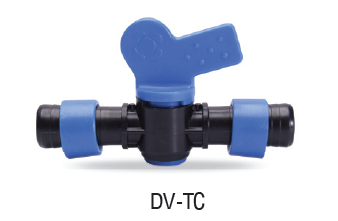 DV-TC วาล์วต่อกลางเทปน้ำหยด