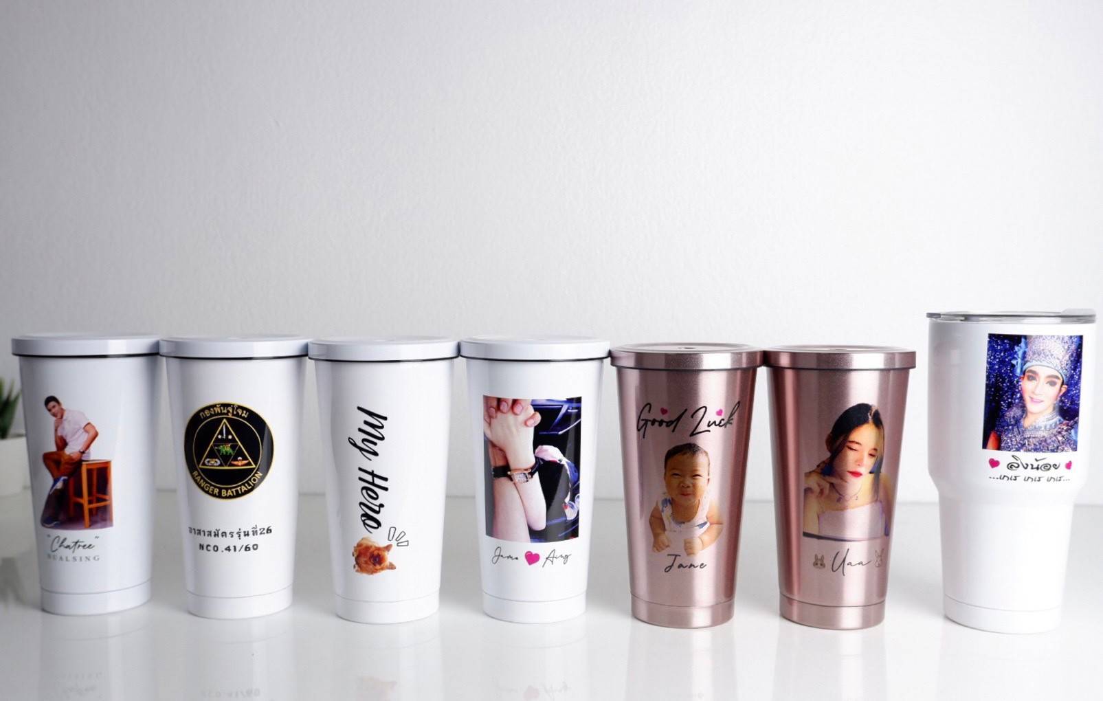 สกรีนแก้วสแตนเลส Starbucks 16 oz.