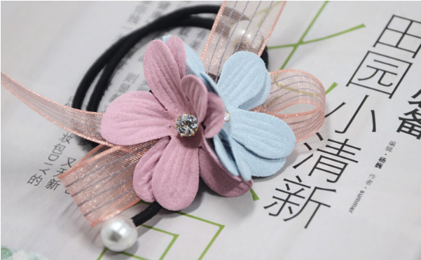 กลีบดอกไม้ผ้า ขนาด 4.5 ซม. มี 5 สีให้เลือก#CR038