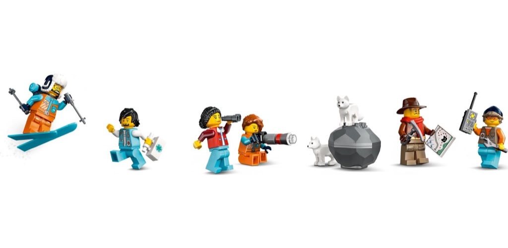 เลโก้ LEGO City 60470 Explorers’ Arctic Polar Express Train