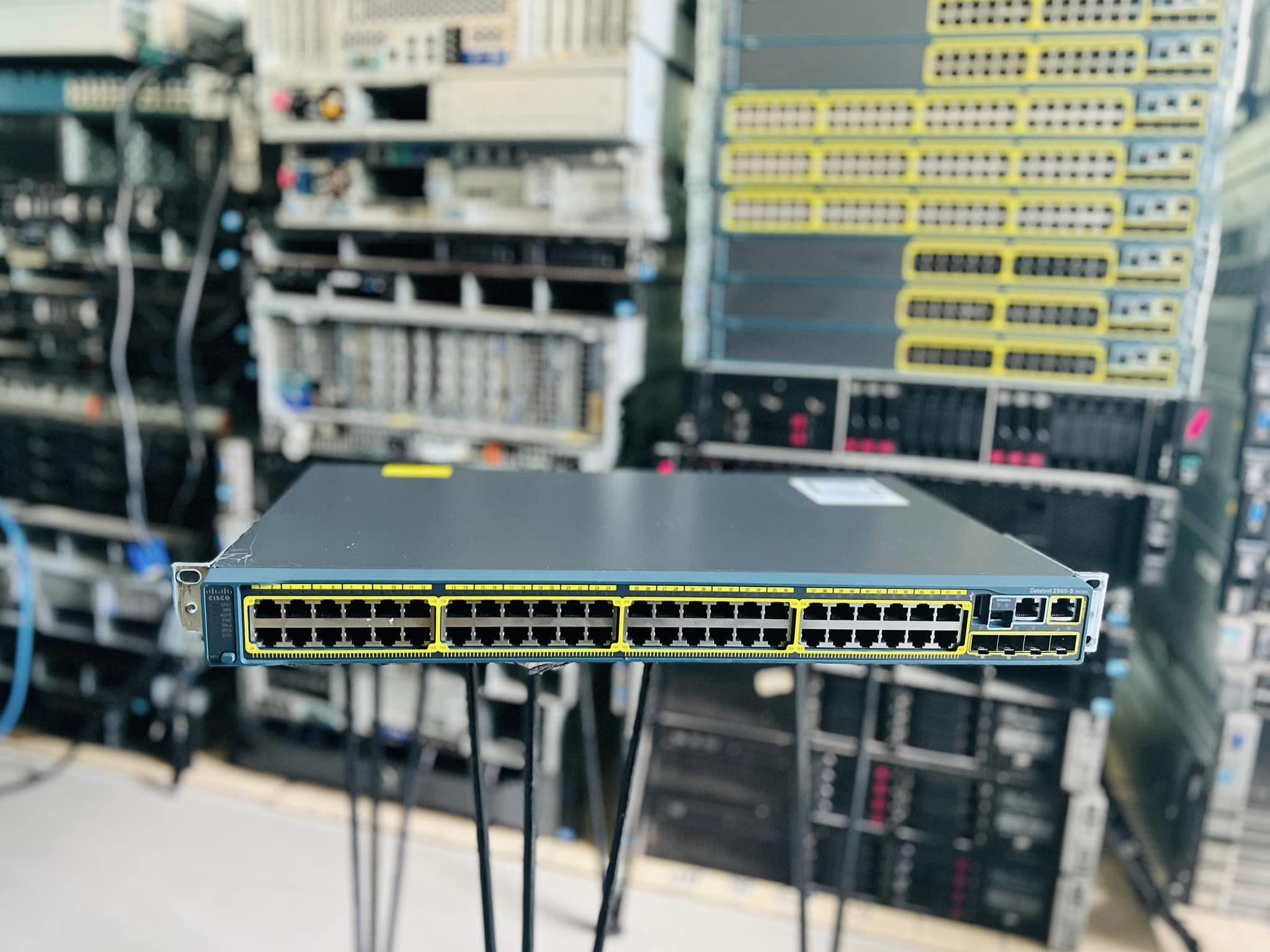 Switch Cisco 2960S Gigabit 48 port 4 SFP สวิทมือซิสโก้สองพร้อมใช้งาน