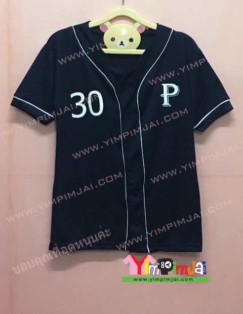 เสื้อยืด สีดำ แขนสั้น สกรีนตามสั่ง 30 P S-POPPY 04 P KOREYE 25 A AMP