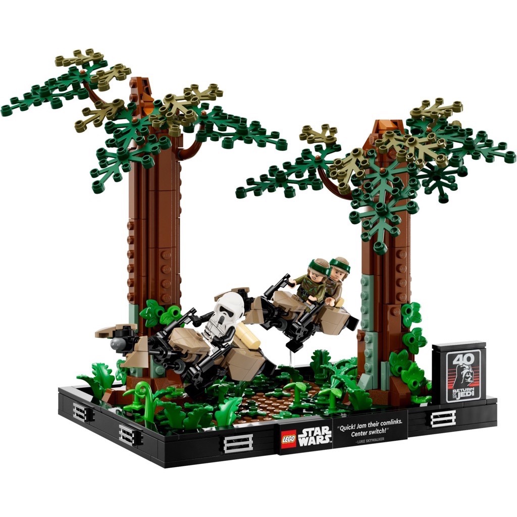เลโก้ LEGO Star Wars 75353 Endor Speeder Chase Diorama
