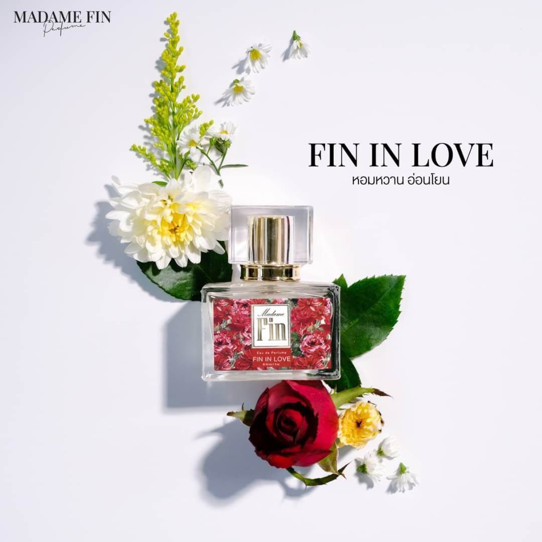 FIN IN LOVE น้ำหอมมาดามฟิน สีแดง - หอมหวาน น่ารัก เย้ายวนใจ(แพคเกจใหม่)
