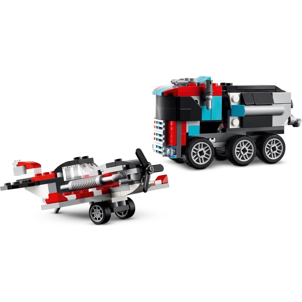 เลโก้ LEGO Creator 31146 Flatbed Truck with Helicopter