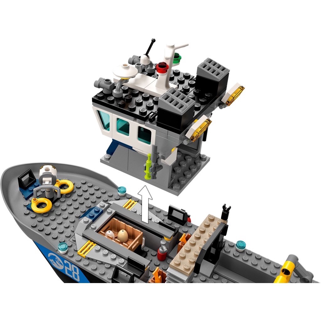 เลโก้ LEGO Jurassic World 76942 Baryonyx Dinosaur Boat Escape