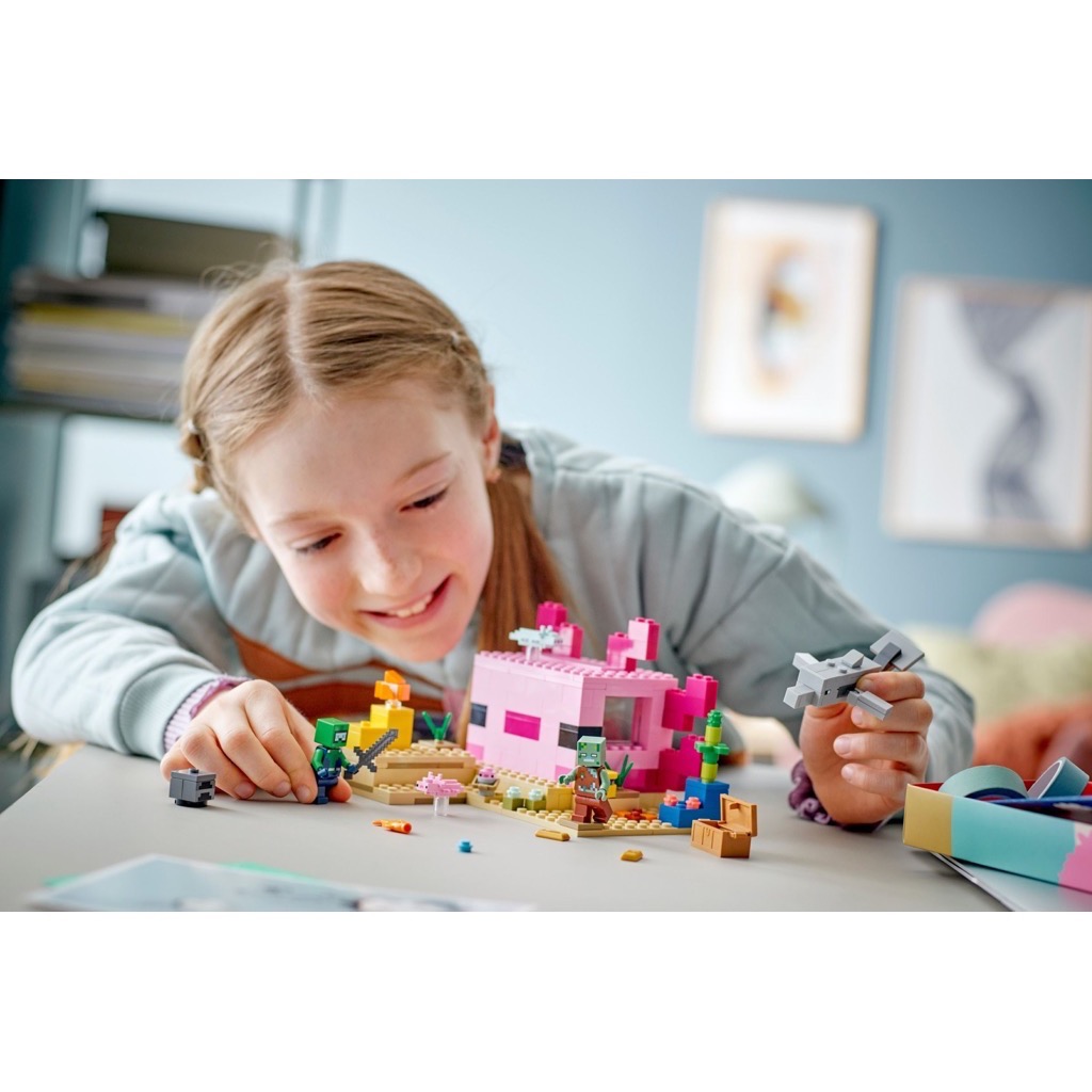 เลโก้ LEGO Minecraft 21247 The Axolotl House