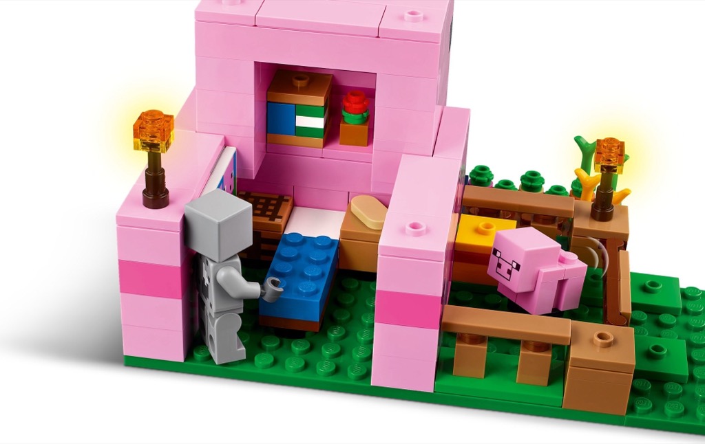 เลโก้ LEGO Minecraft 21268 The Baby Pig House