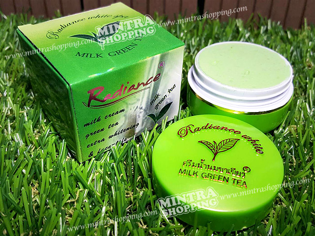 ครีมเรเดียนซ์ ไวท์สปา น้ำนมชาเขียว Rediance White Spa Milk Green Tea 5g.