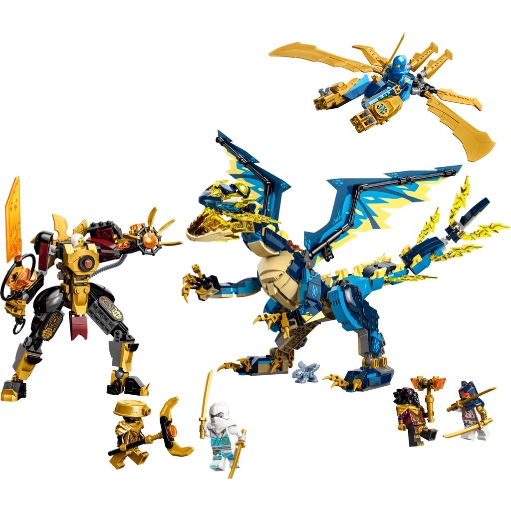 เลโก้ LEGO Ninjago 71796 Elemental Dragon vs. The Empress Mech