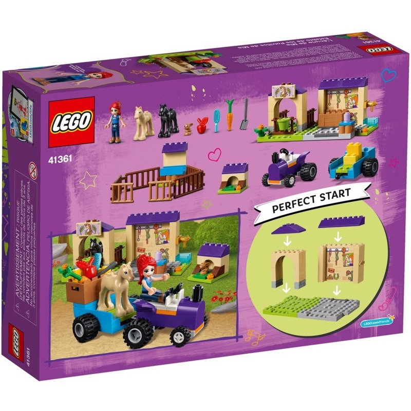 LEGO Friends 41361 Mia's Foal Stable