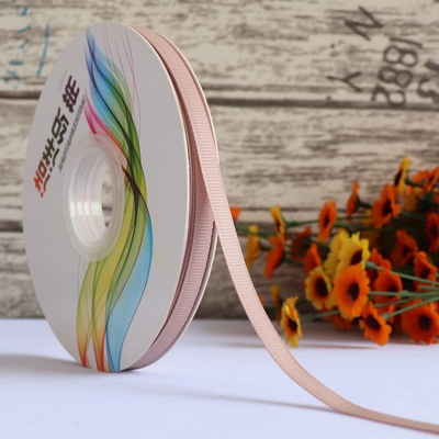 ริบบิ้นผ้าลูกฟูกสีน้ำตาลอ่อน (Vanilla) #GX020