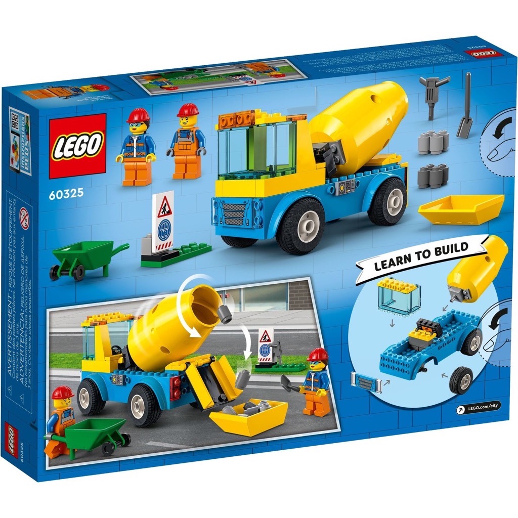 เลโก้ LEGO City 60325 Cement Mixer Truck