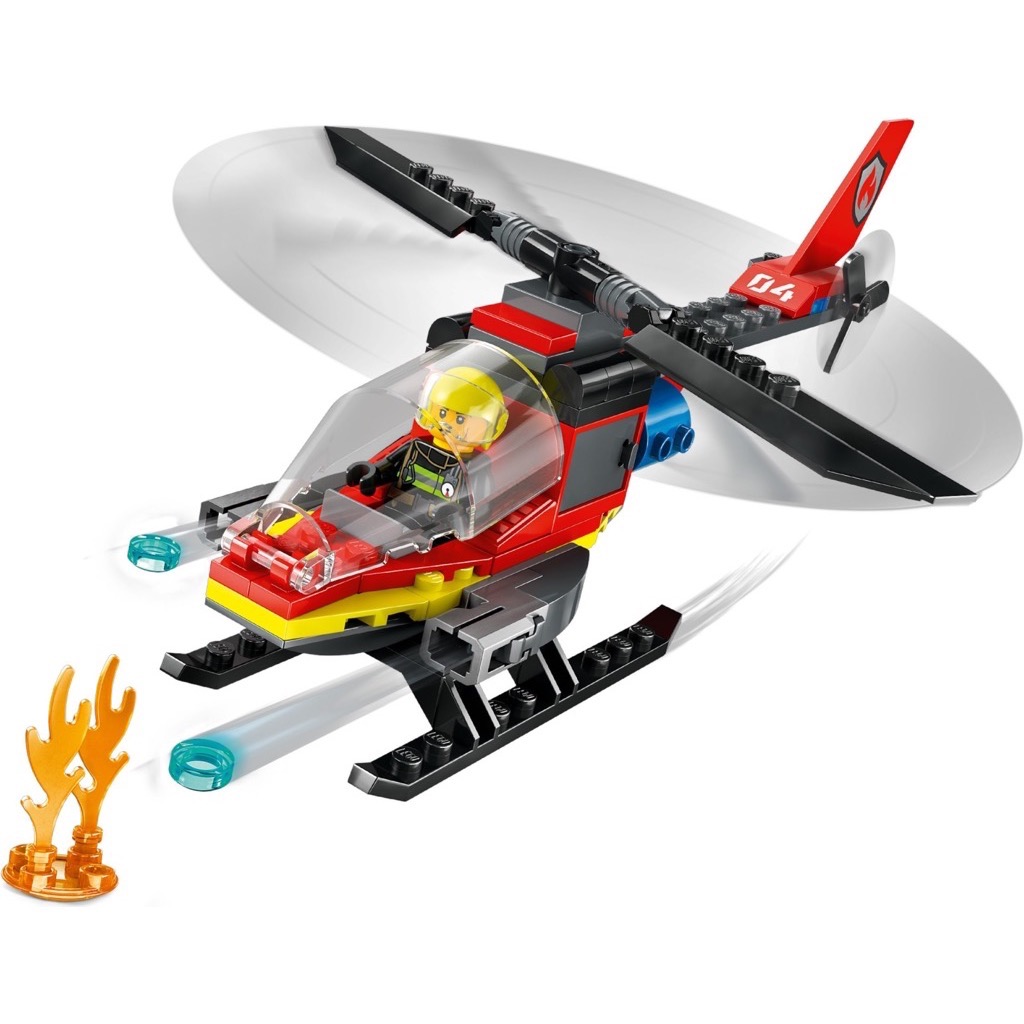 เลโก้ LEGO City 60411 Fire Rescue Helicopter