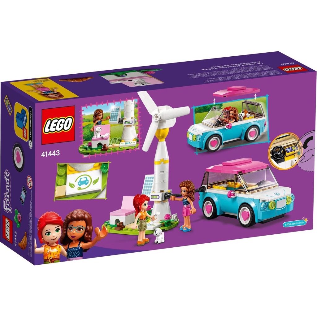 เลโก้ LEGO Friends 41443 Olivia's Electric Car
