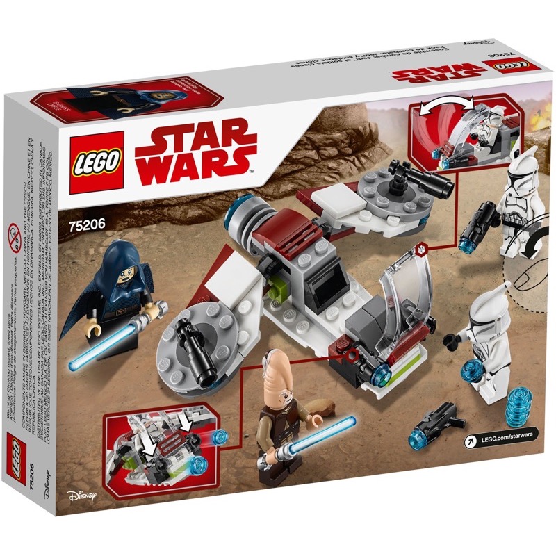 LEGO Star Wars 75206 เลโก้ Jedi and Clone Troopers Battle Pack