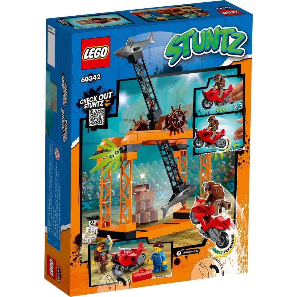 เลโก้ LEGO City 60342 The Shark Attack Stunt Challenge