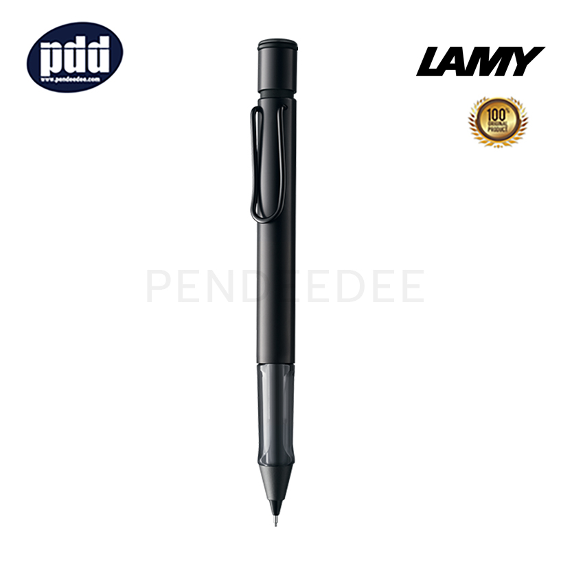 ดินสอกดสลักชื่อ LAMY ดินสอกด ลามี่ ออสตาร์ สีดำ LAMY Safari Black Mechanical Pencil