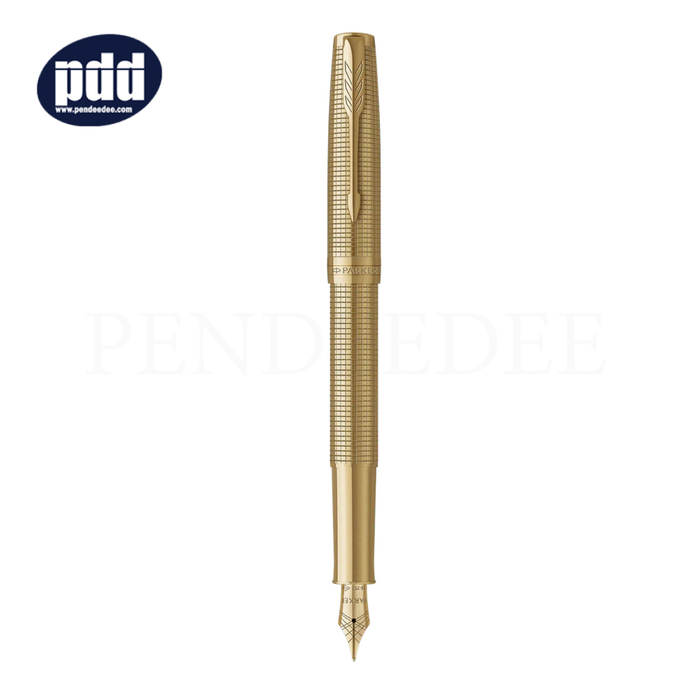 PARKER Sonnet Ciselé Gold GT Special Edition Fountain Pen ปากกาหมึกซึม ป๊ากเกอร์ ซอนเน็ต ซิสเล่ย์ สเปเชียล อิดิชั่น สีทองคลิปทอง
