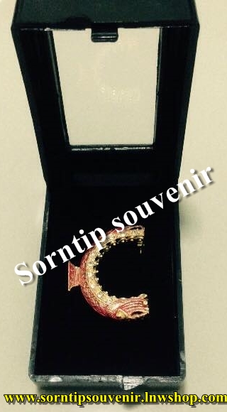 เข็มกลัดลายเครื่องดนตรีไทย (ฆ้องมอญ)