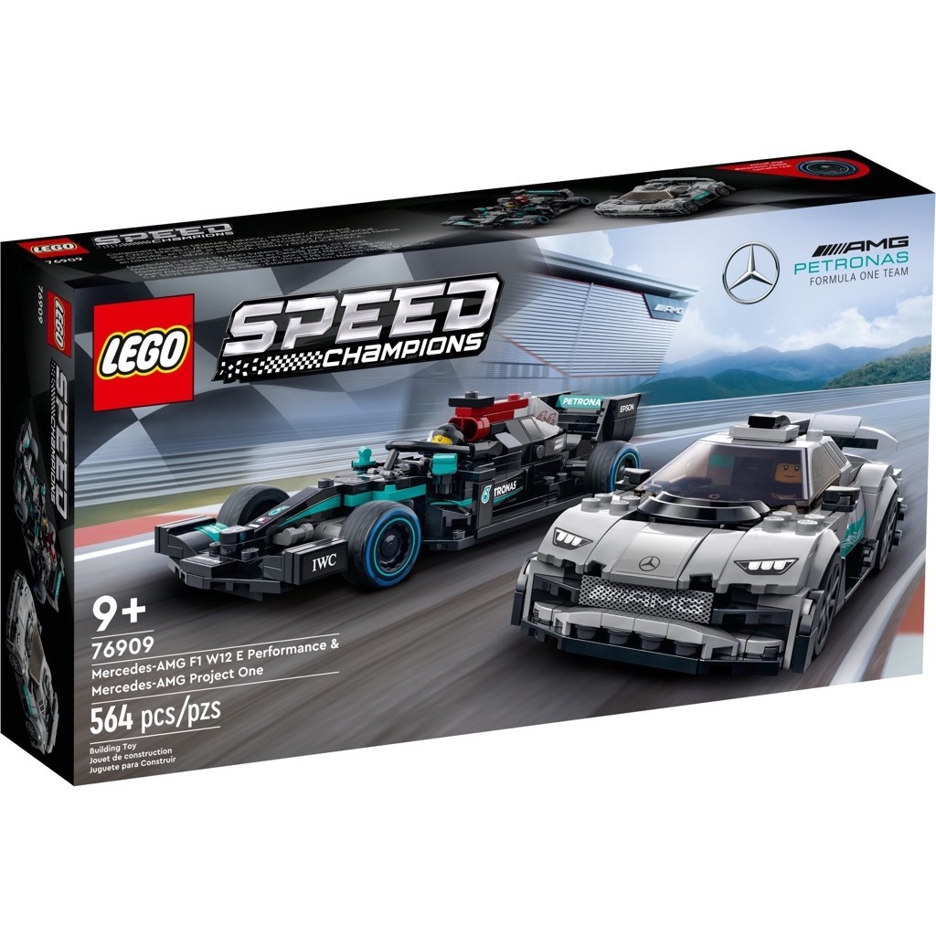เลโก้ LEGO Speed Champions 76909 Mercedes-AMG F1 W12 E Performance & Mercedes-AMG Project One