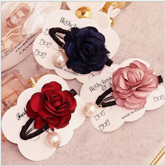 กลีบดอกไม้ผ้า ขนาด 5.5 ซม. มี 5 สีให้เลือก#CR040