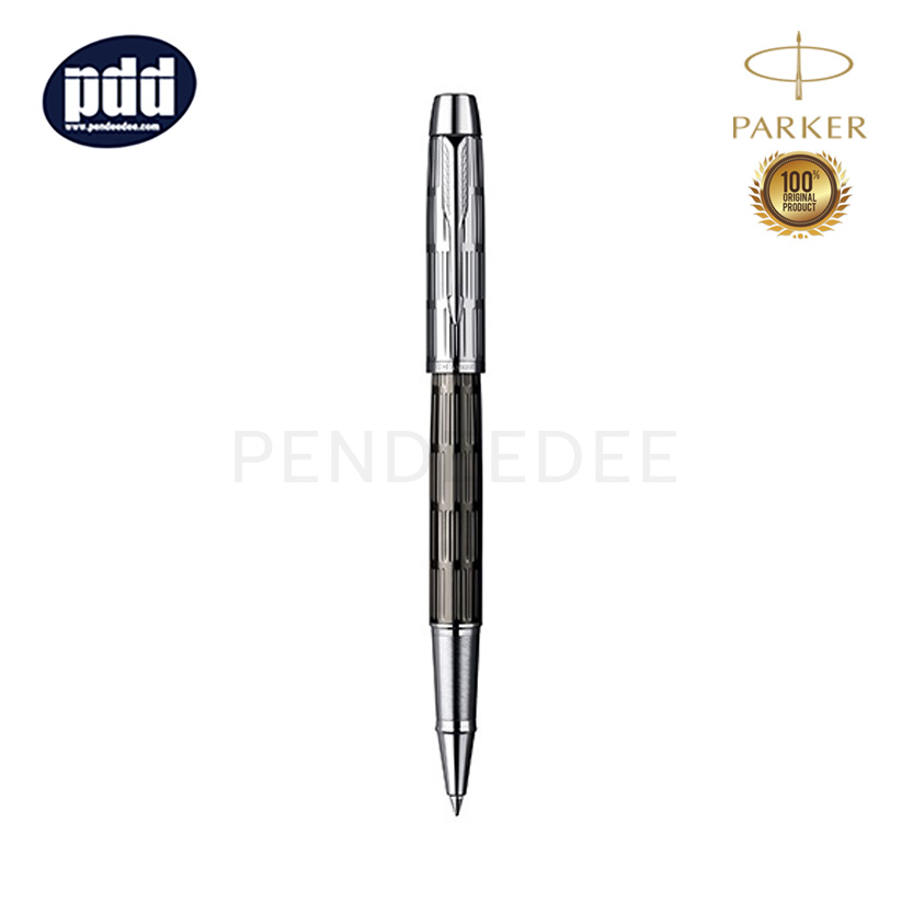 ปากกาป๊ากเกอร์ โรลเลอร์บอล ไอเอ็ม ทวิน ซิเซิล - PARKER IM PREMIUM TWIN METAL CHISELLED ROLLERBALL PEN