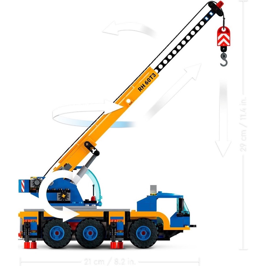 เลโก้ LEGO City 60324 Mobile Crane