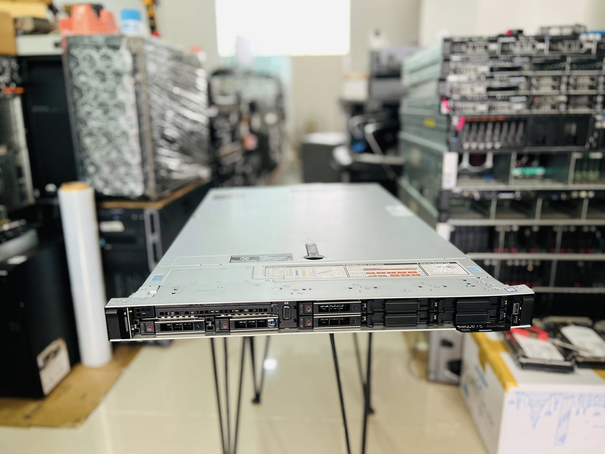 Dell R640 2cpu 40cores 64gb intel 10G ประกัน 3 เดือน เซิฟเวอร์เดลมือสองพร้อมใช้งาน
