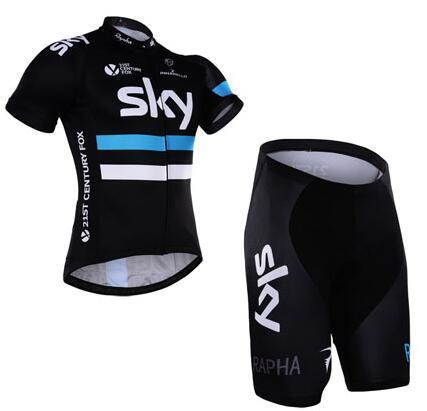 ชุดปั่นจักรยาน Sky ดำ