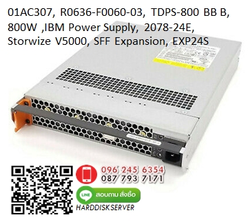 00WK807, IBM 800W, Power Supply, V3500, V3700, V5000