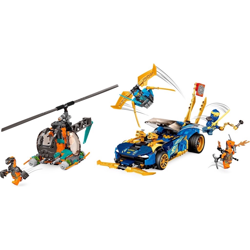 เลโก้ LEGO Ninjago 71776 Jay and Nya's Race Car EVO