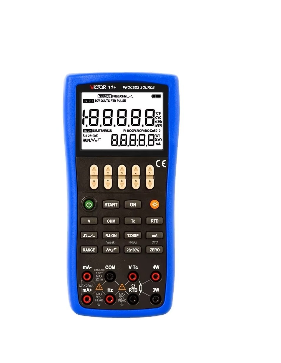 VICTOR 14+ Temperature Calibrator with Measure and Source function